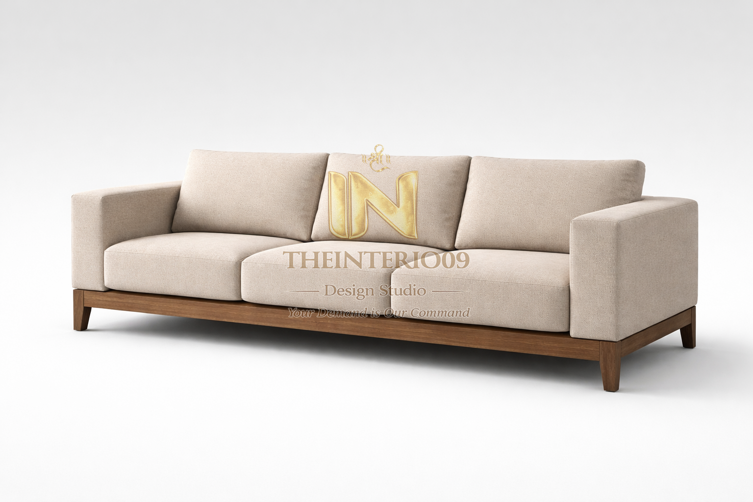 Modern 3-Seater Sofa